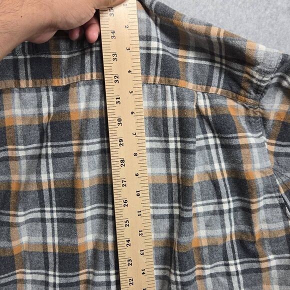 Duluth Trading Shirt Mens XL Tsll Plaid Magna Ready Relaxed Fit Magnet Closure - Picture 10 of 14